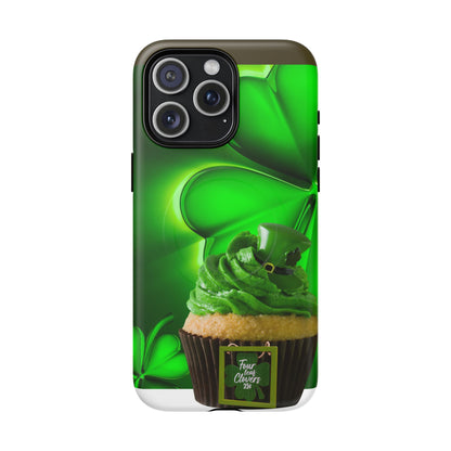 Protective Phone Case – Lucky Clover Cupcake