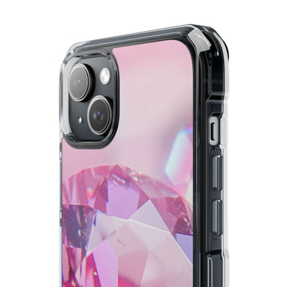 Clear Magnetic Phone Case – Pink Ice