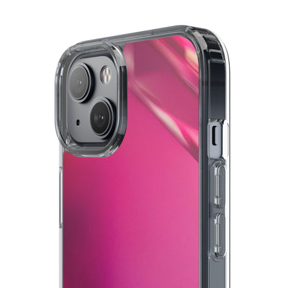 Clear Phone Case – Magenta Motion