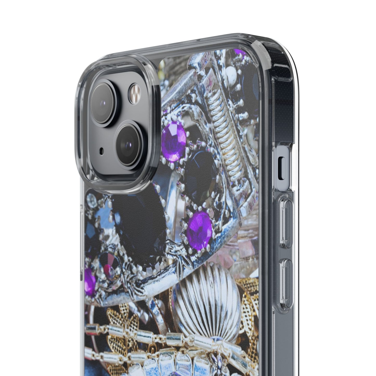 Clear Phone Case – Chrome Jewel
