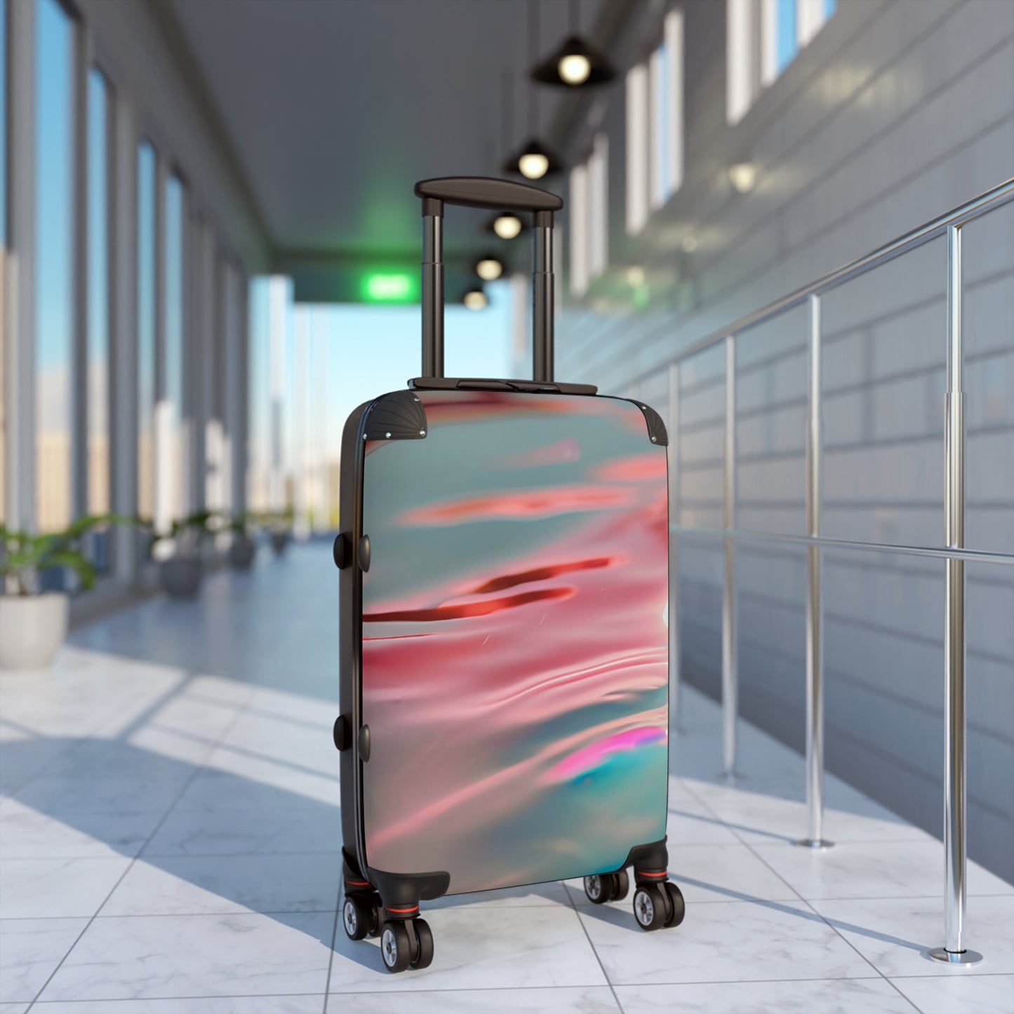 Hardshell Suitcase – Liquid Sunset