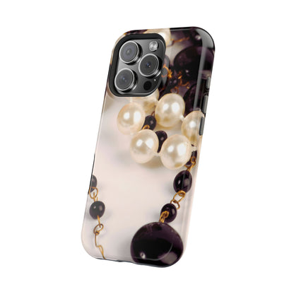Wireless-Charging Compatible Case – Noir Pearl