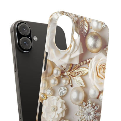 Slim Phone Case – Ivory Opulence