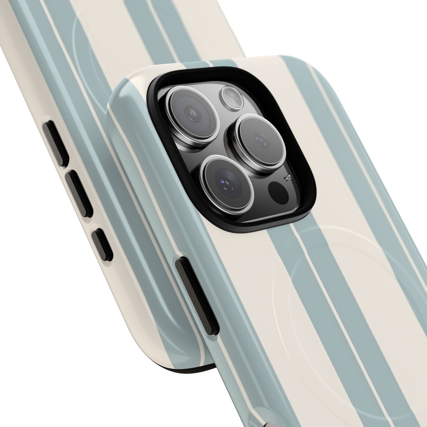 Protective Magnetic Phone Case - Coastal Stripe