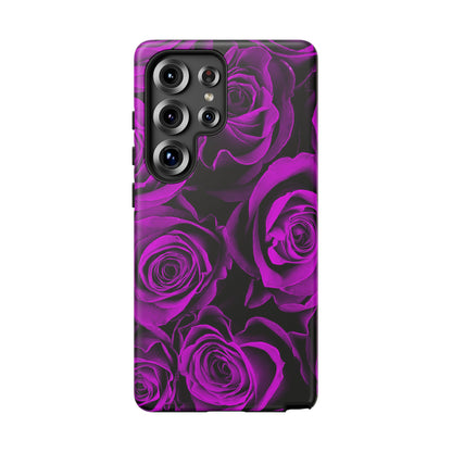 Protective Phone Case – Amethyst Roses