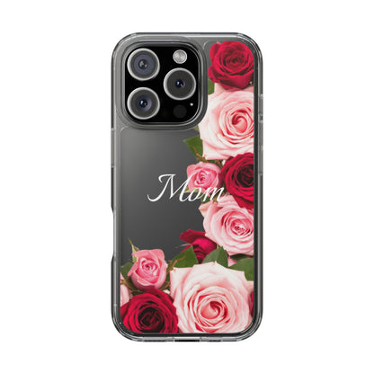Clear Phone Case – Mom’s Rose Bouquet