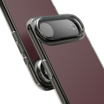 Clear Phone Case – Mulled Wine – Compatible with iPhone 13–17 & Samsung Galaxy S25–S26 Series