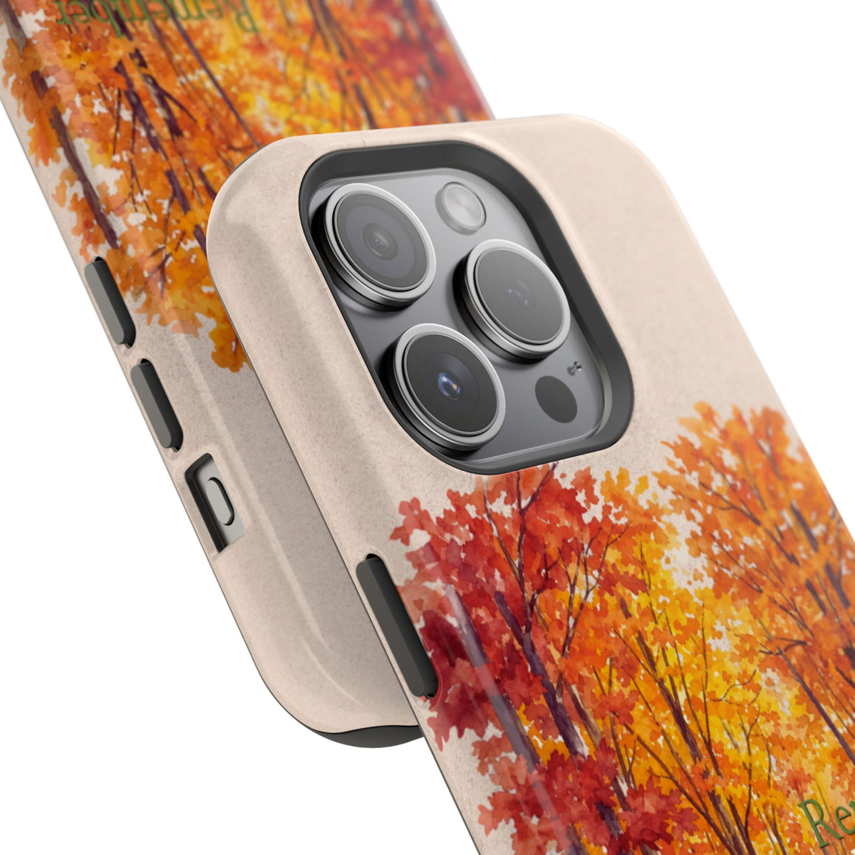 Wireless-Charging Compatible Case – Autumn Remembered – Compatible with iPhone 13–17 & Samsung Galaxy S25–S26 Series