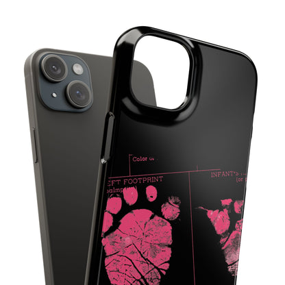 Snap Phone Case – Mom’s Little Pink Footprints