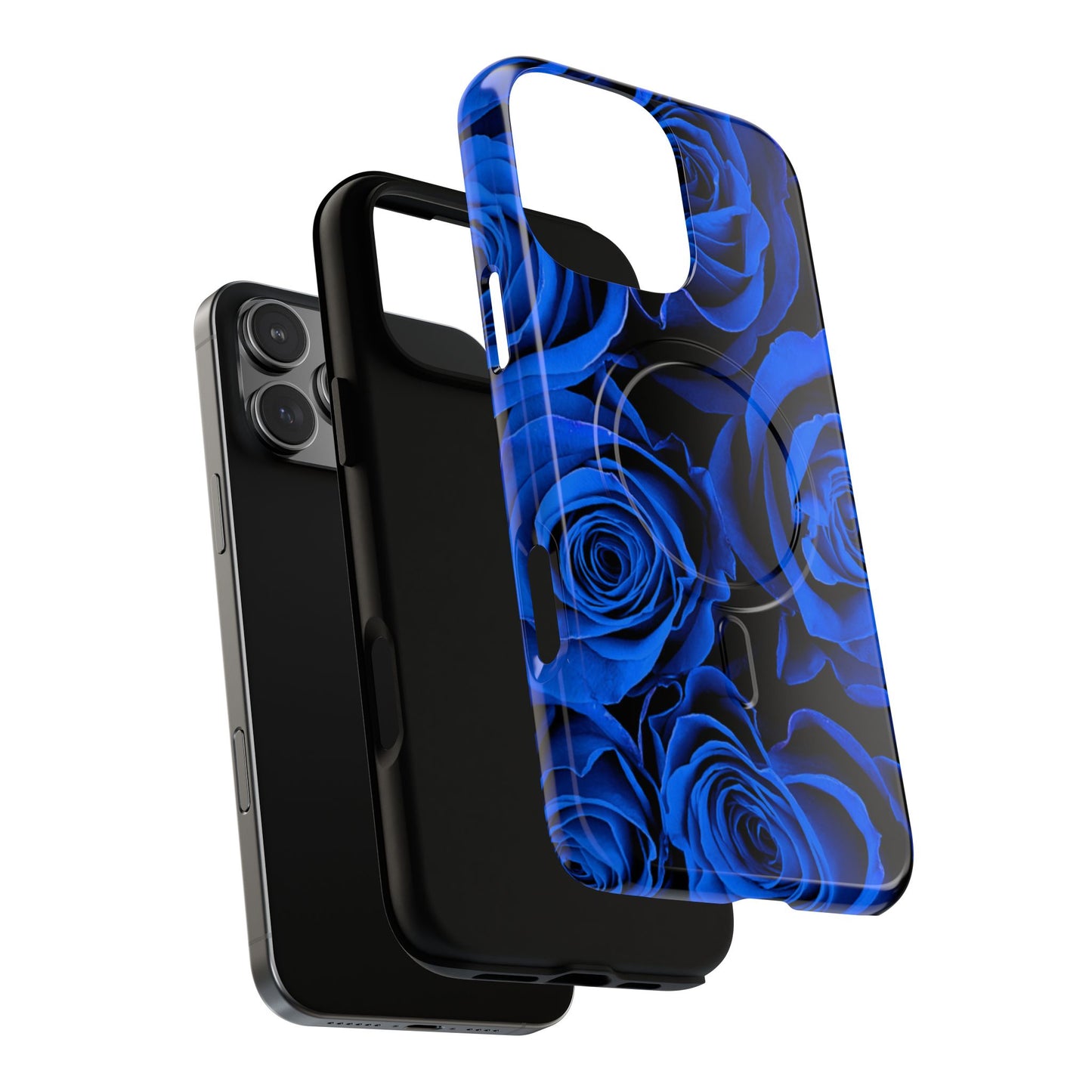 Protective Magnetic Phone Case – Midnight Bloom