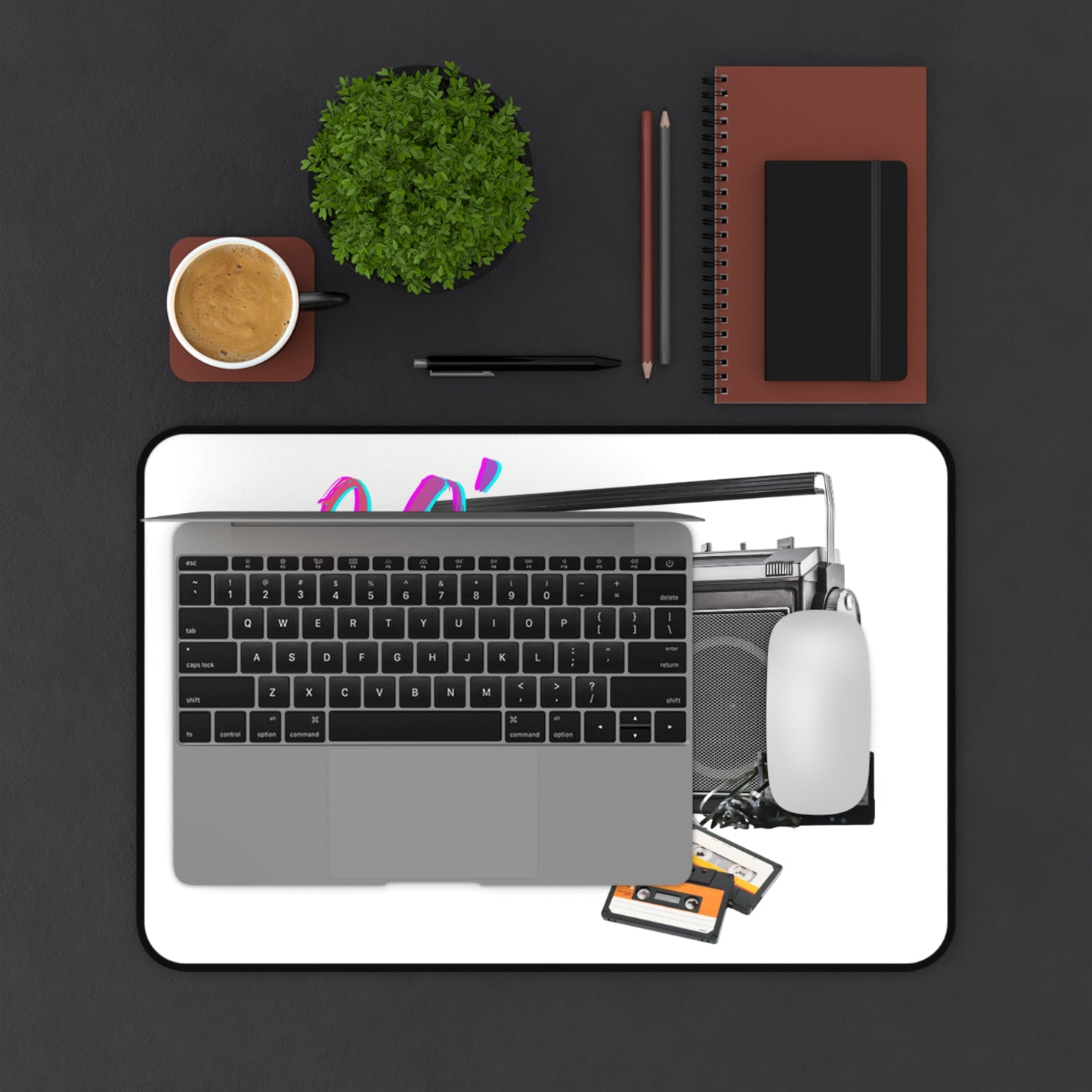 Neoprene Desk Mat – 80s Baby