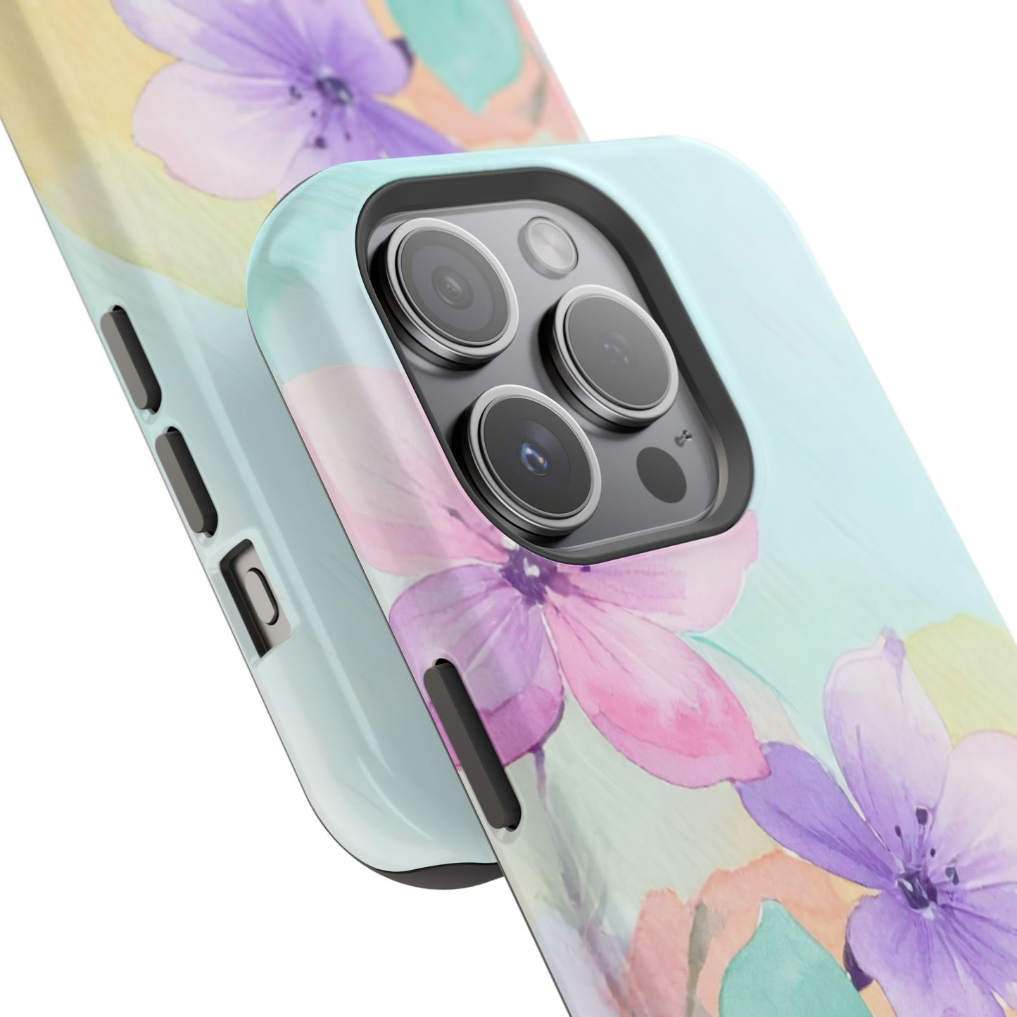 Impact-Resistant Phone Case – Water Petal