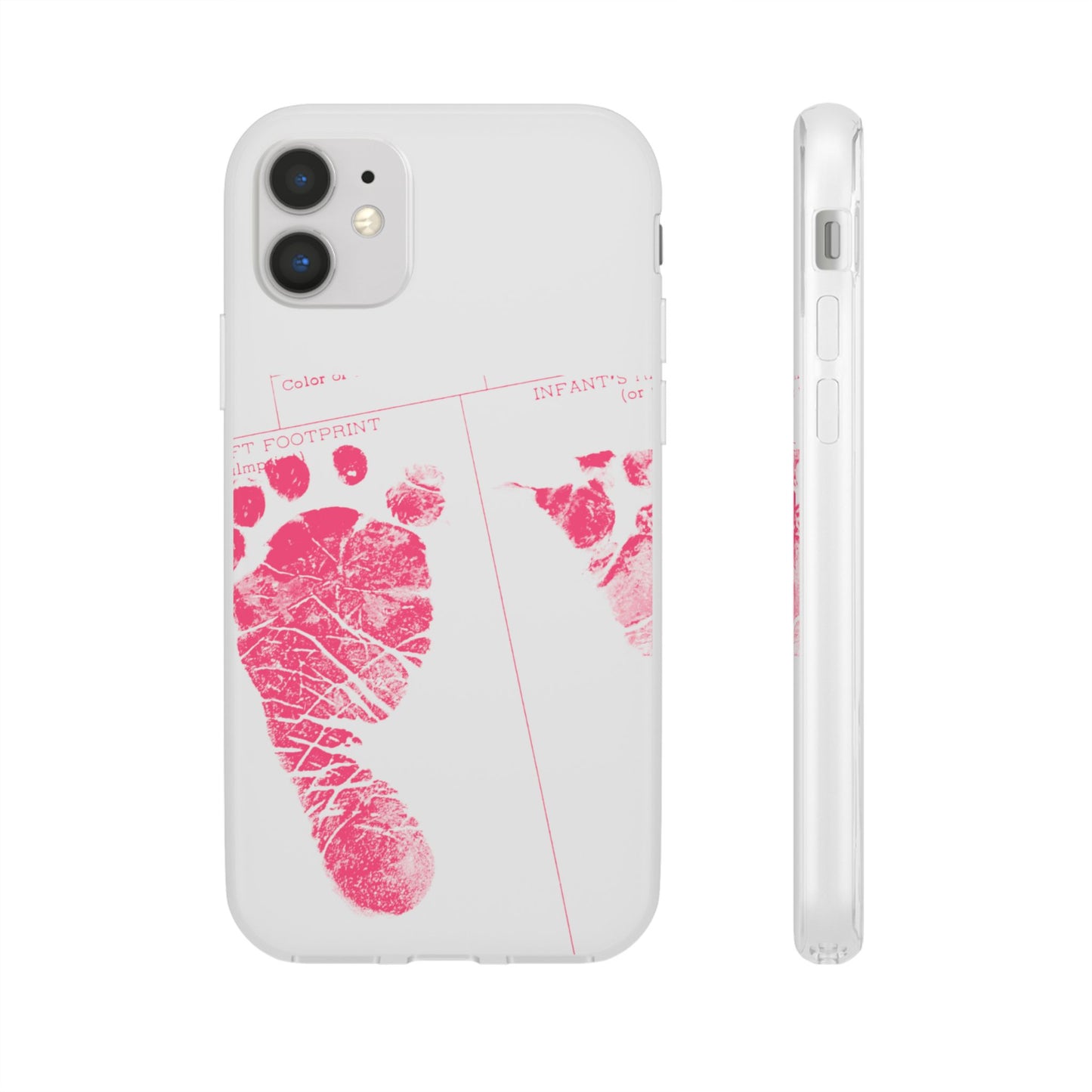 Flexi Case – Mom’s Little Pink Footprints
