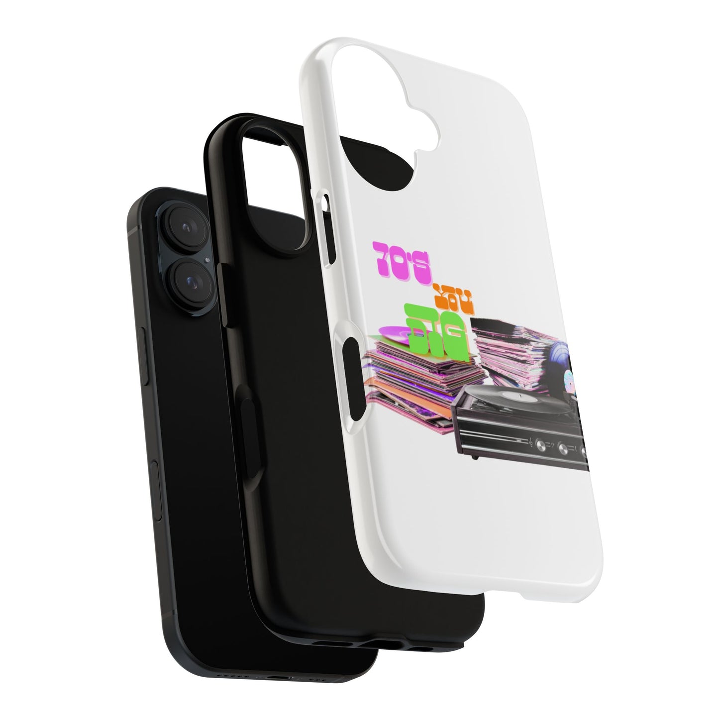 Protective Phone Case – 70s Spin