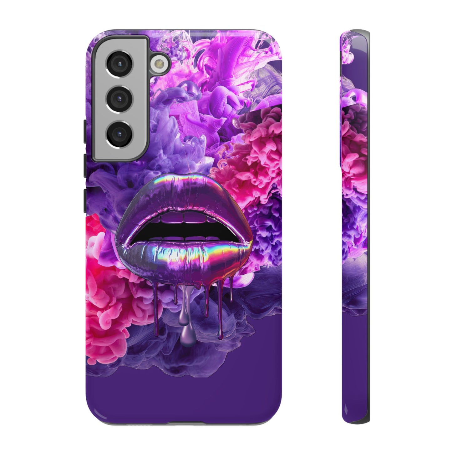 Protective Phone Case – Purple Haze Lips