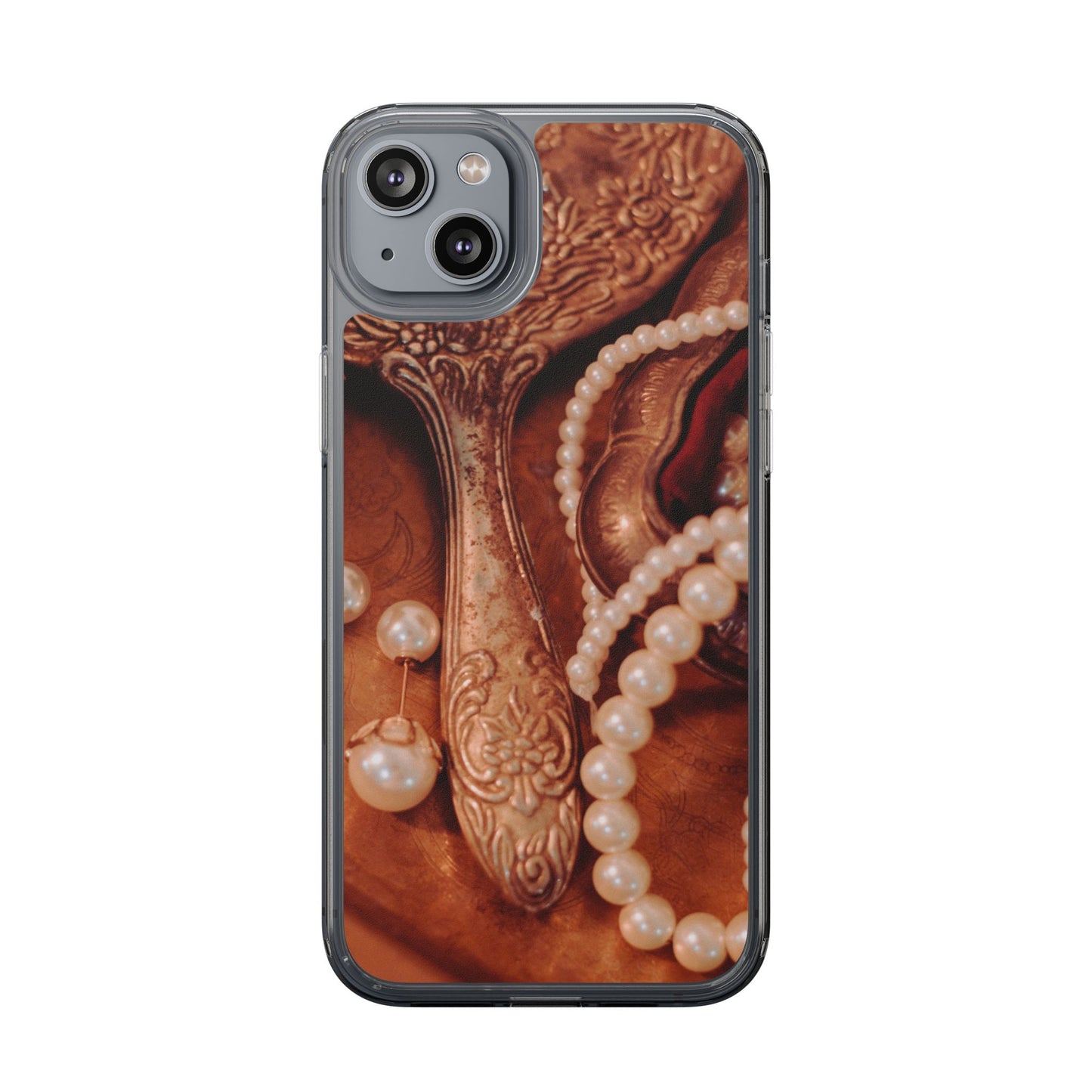 Clear Phone Case – Bronze Vanity