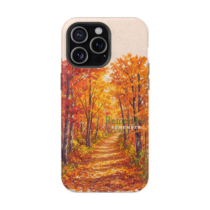 Impact-Resistant Phone Case – Autumn Remembered – Compatible with iPhone 11–17 & Samsung Galaxy S22–S26 Series