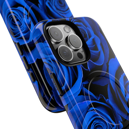 Protective Magnetic Phone Case – Midnight Bloom