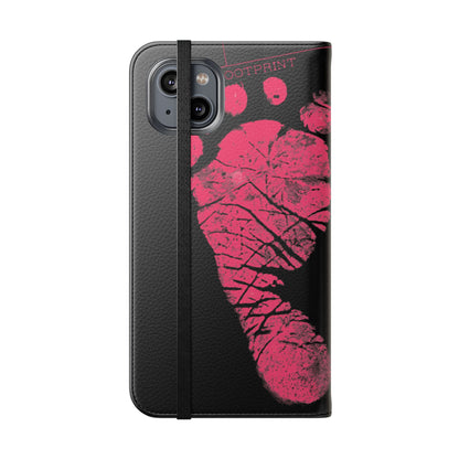 Flip Case – Mom’s Little Pink Footprints