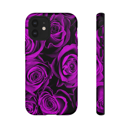 Protective Phone Case – Amethyst Roses
