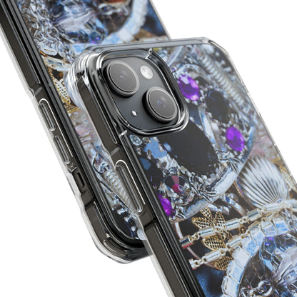 Clear Magnetic Phone Case – Chrome Jewel