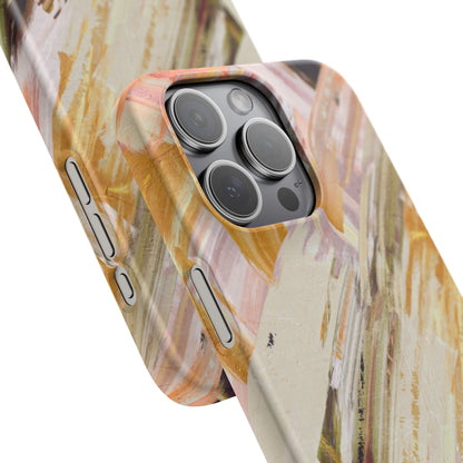Snap Phone Case – Brush & Bronze