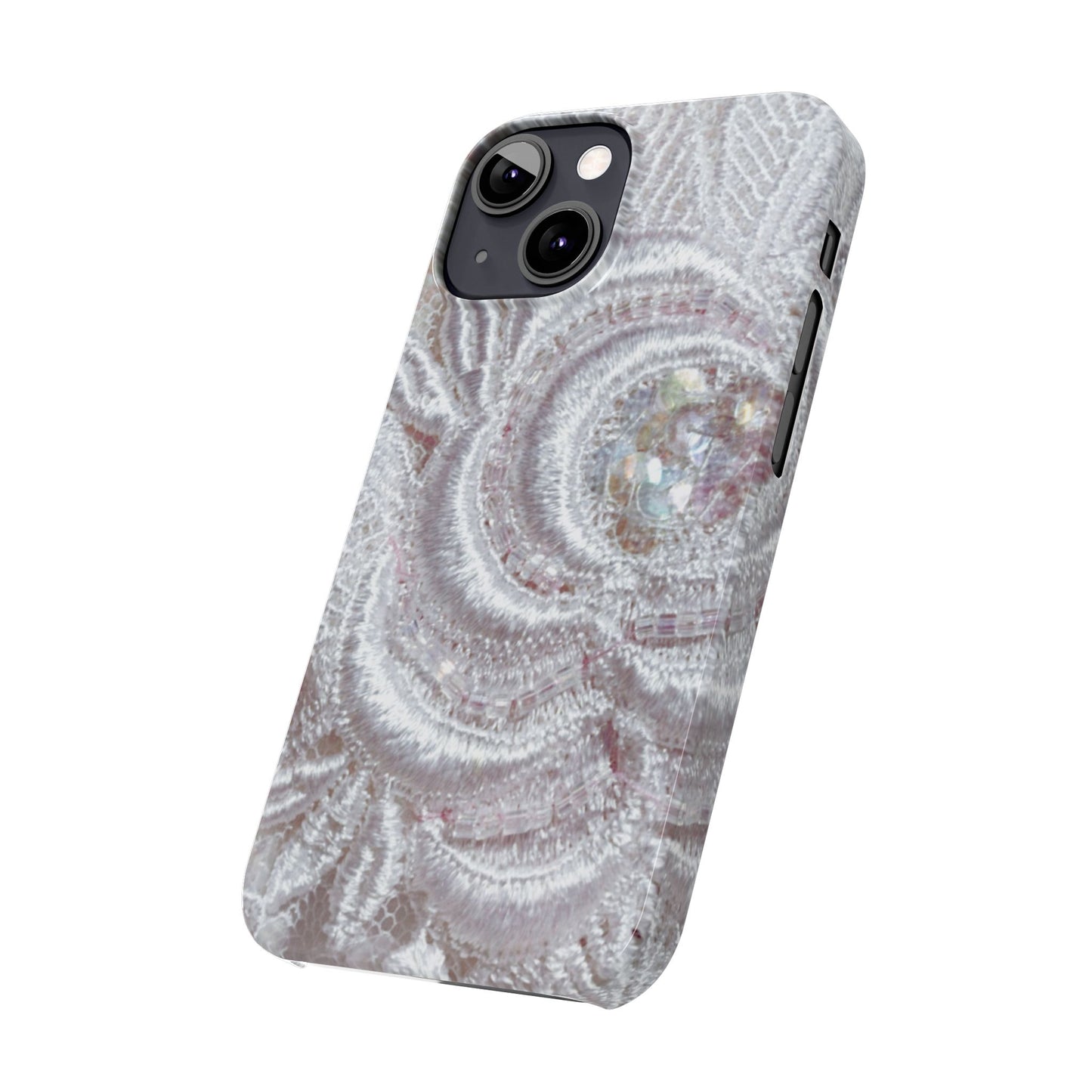 Slim Phone Case – Lace Veil