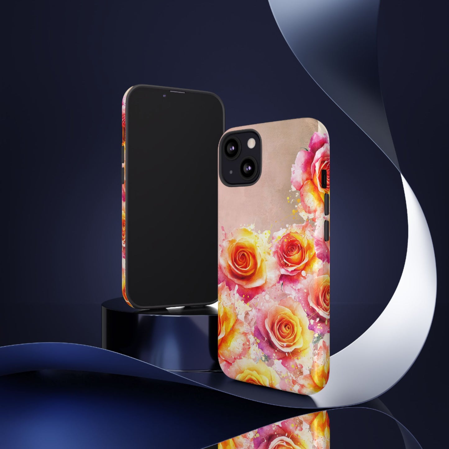 Protective Phone Case – Sunset Roses