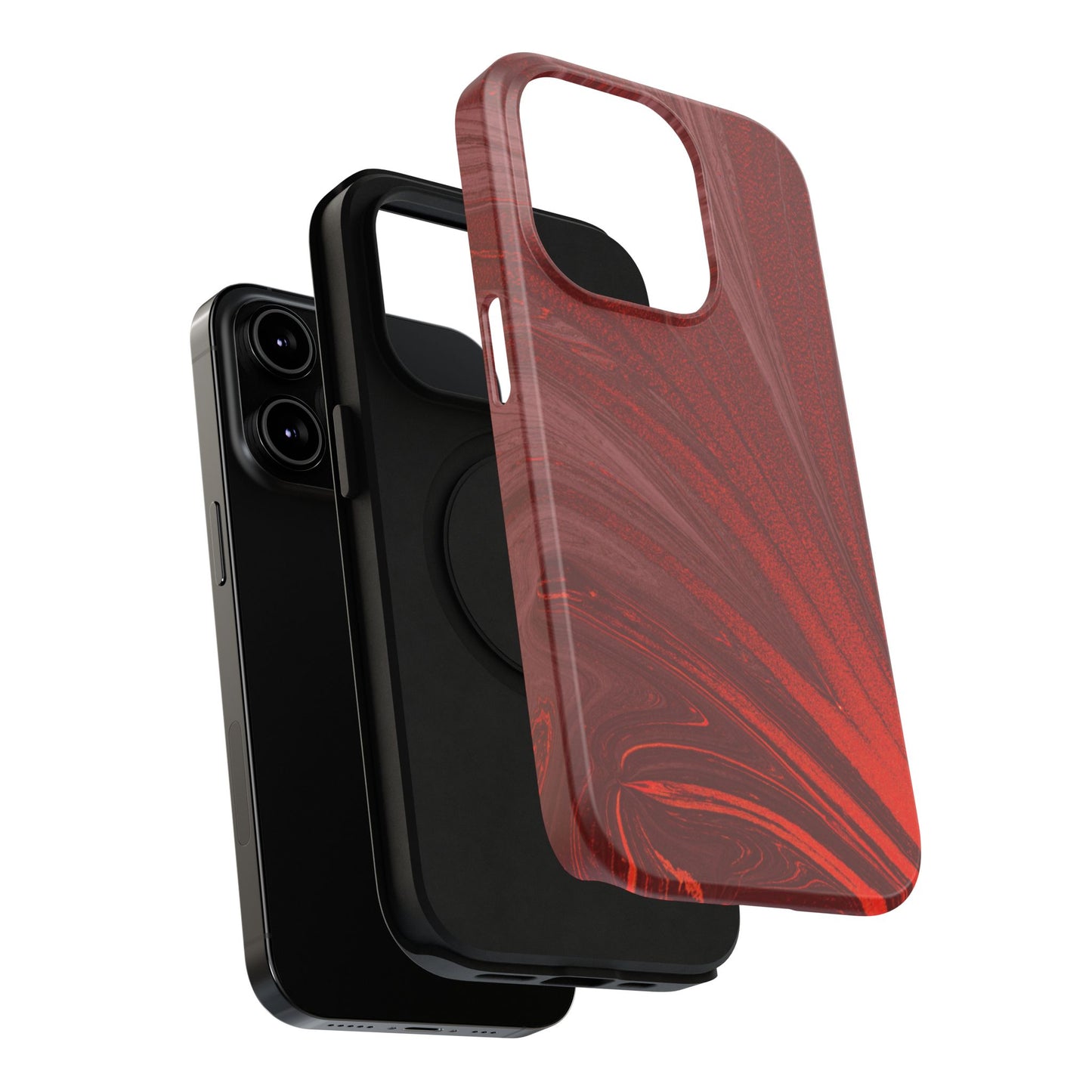 Impact-Resistant Phone Case — Crimson Current
