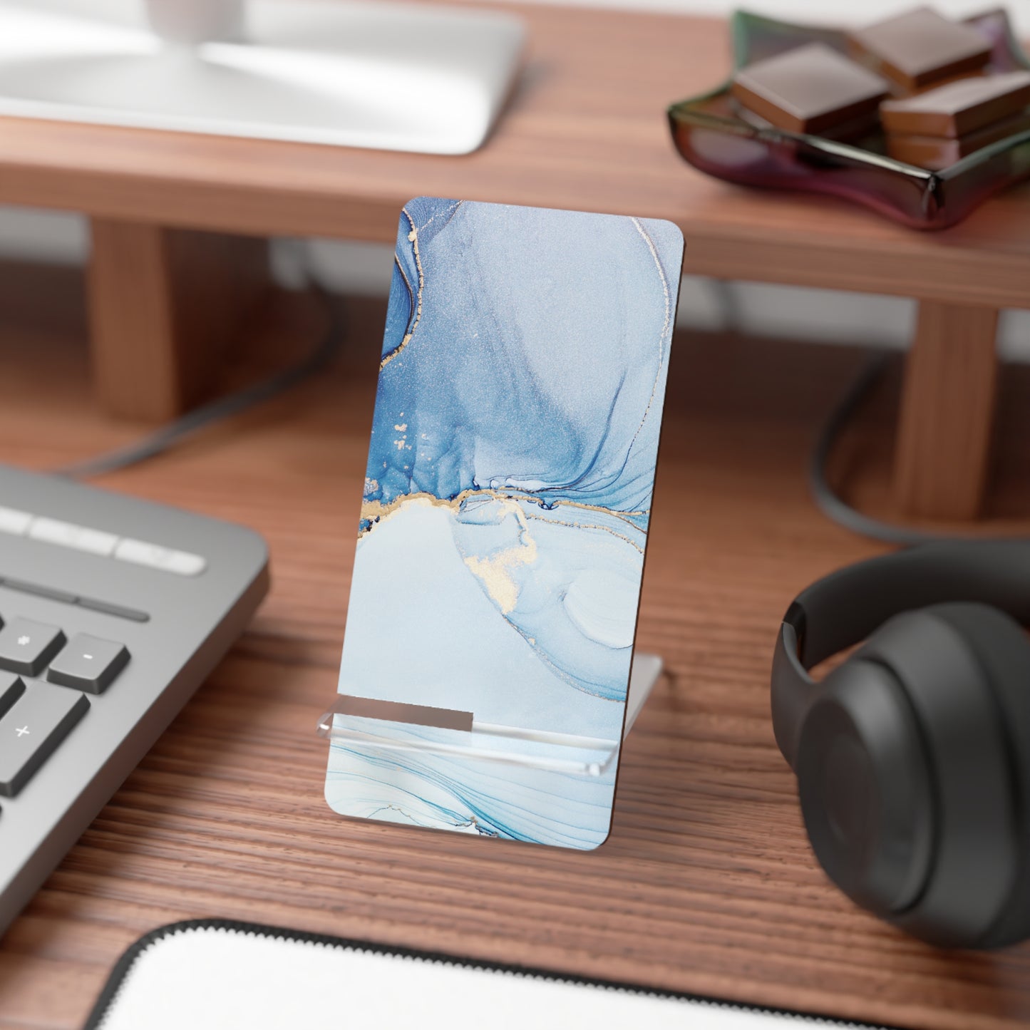 Phone Stand – Blue Agate