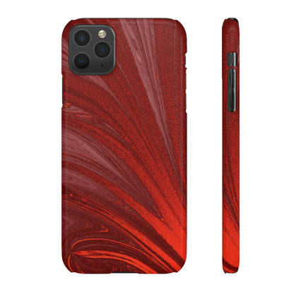 Snap Phone Case – Crimson Current