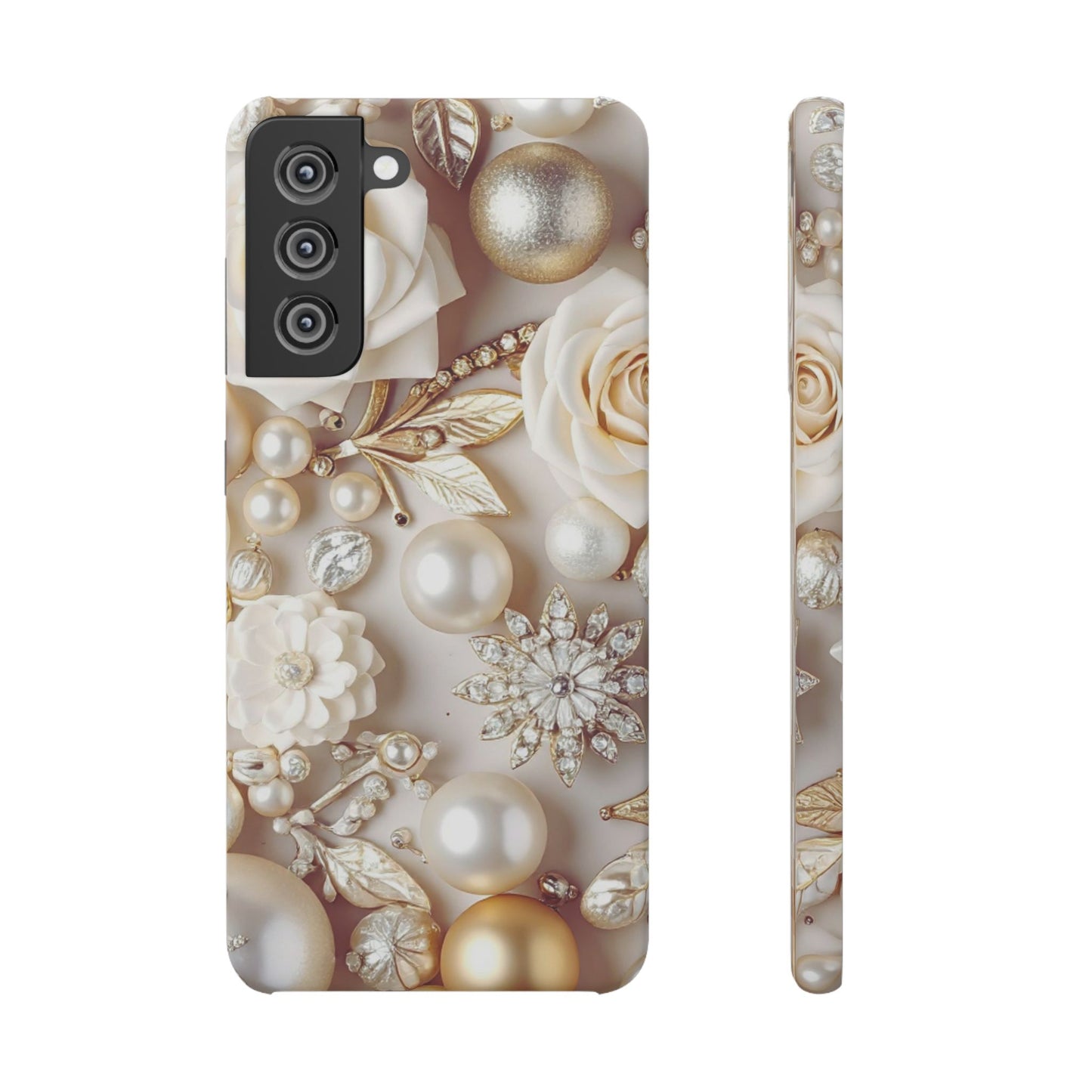 Snap Phone Case – Ivory Opulence