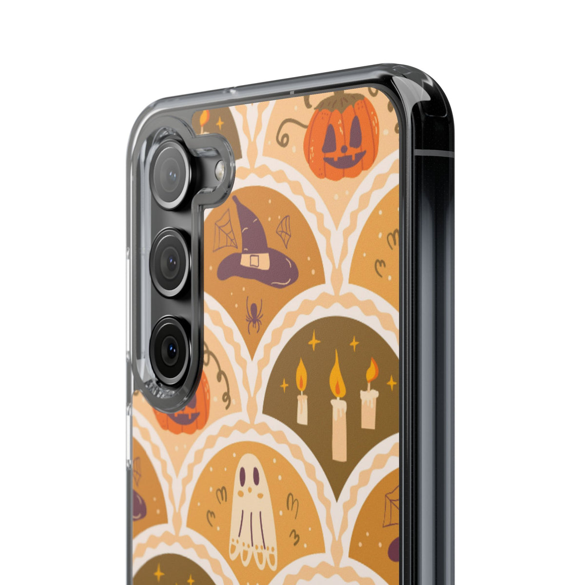 Clear Phone Case – Vintage Haunt – Compatible with iPhone 13–17 & Samsung Galaxy S25–S26 Series