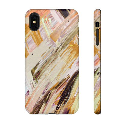 Protective Phone Case – Brush & Bronze