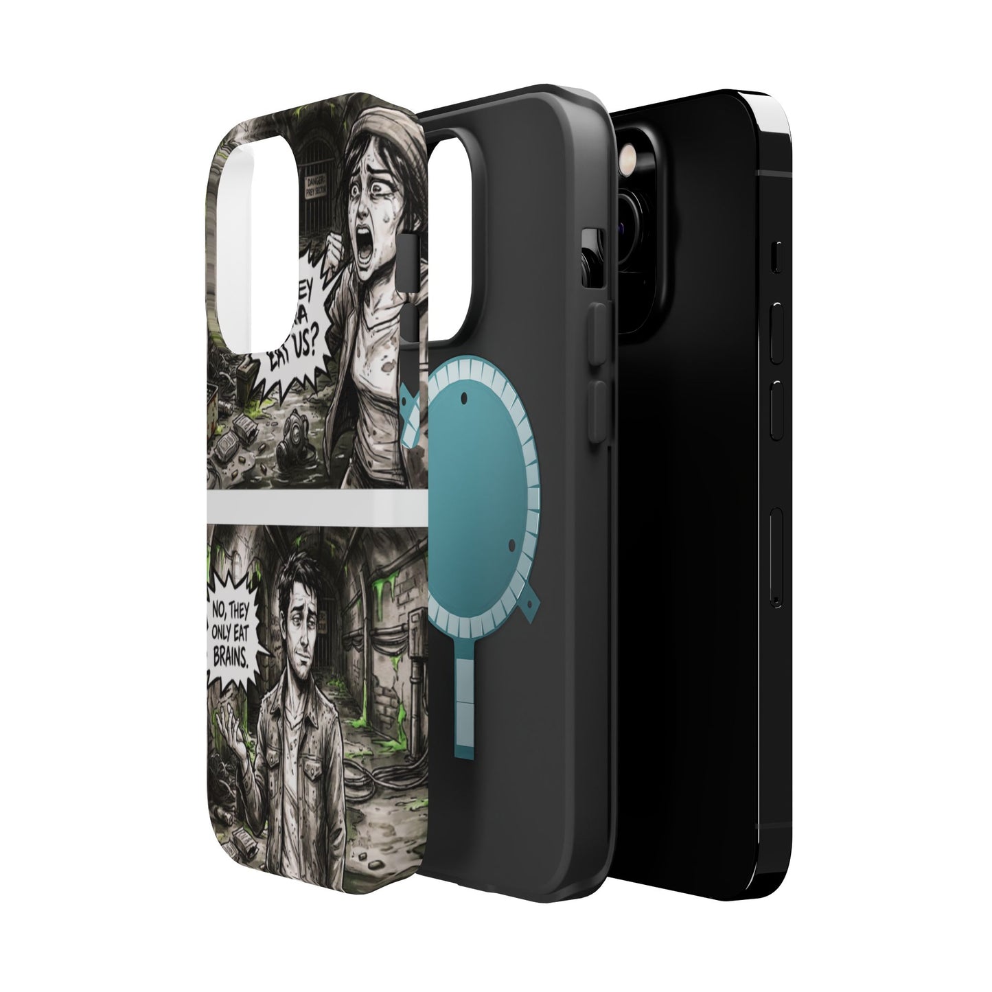 Wireless-Charging Compatible Case – Brains Only