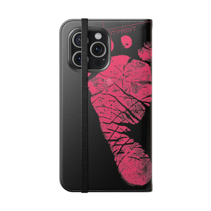 Flip Case – Mom’s Little Pink Footprints