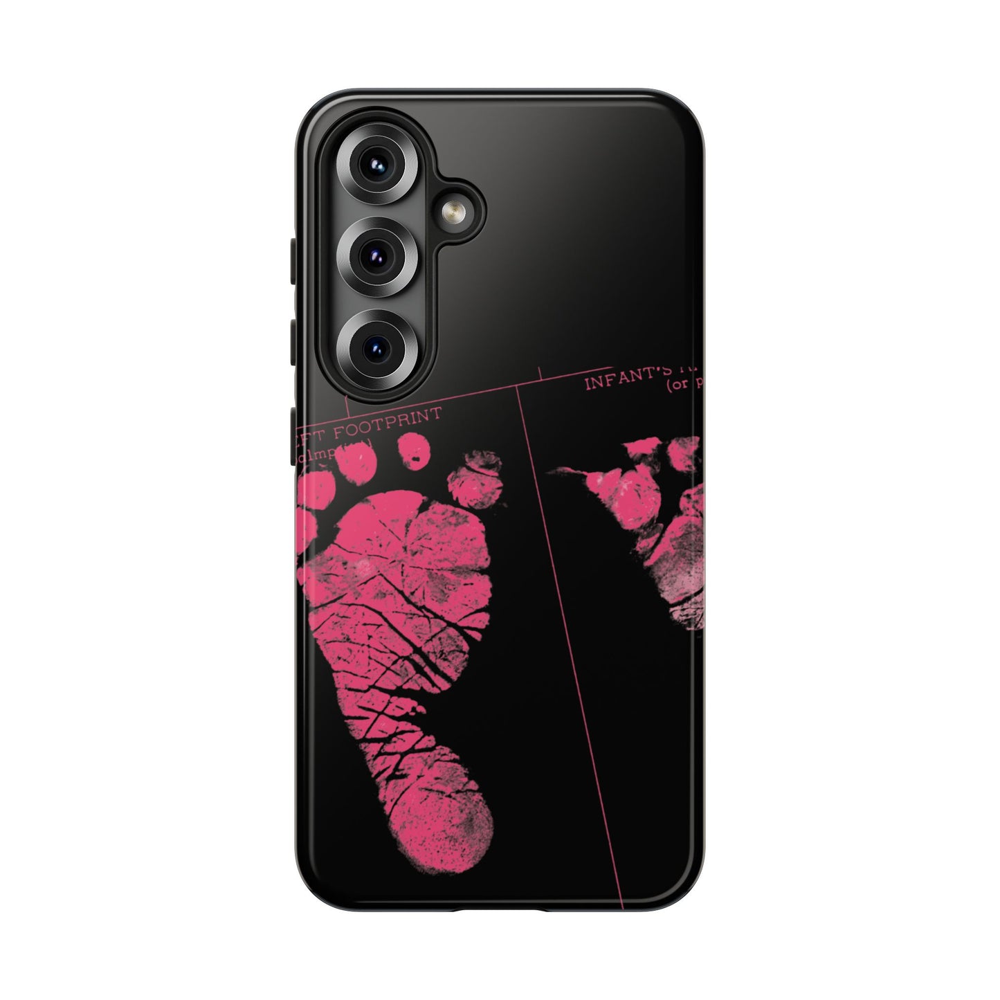 Protective Phone Case – Mom’s Little Pink Footprints