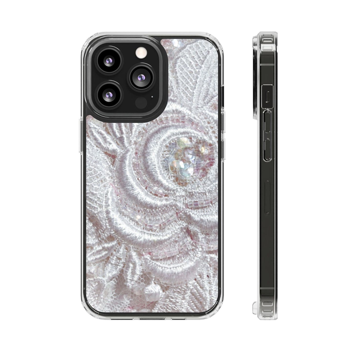 Clear Phone Case – Lace Veil