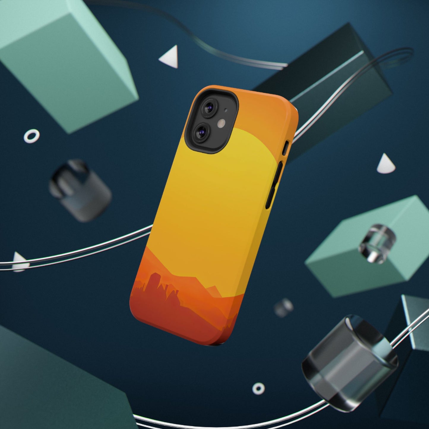 Impact-Resistant Phone Case – Desert Sunrise