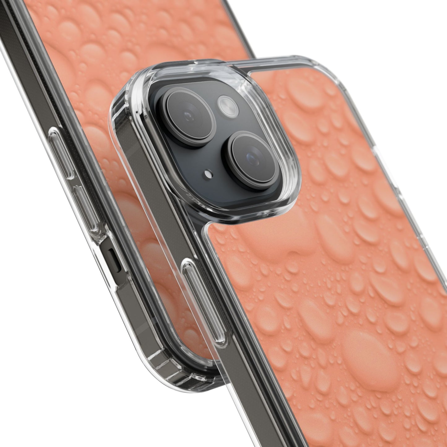 Clear Phone Case – Apricot Rain