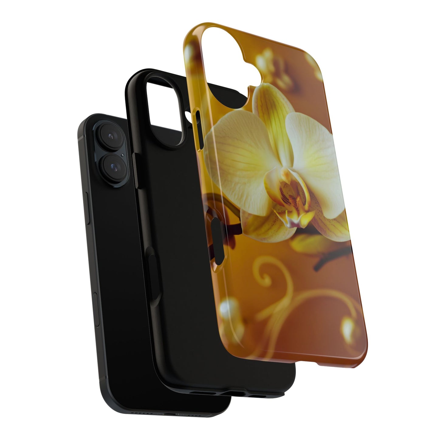 Protective Phone Case – Amber Orchid