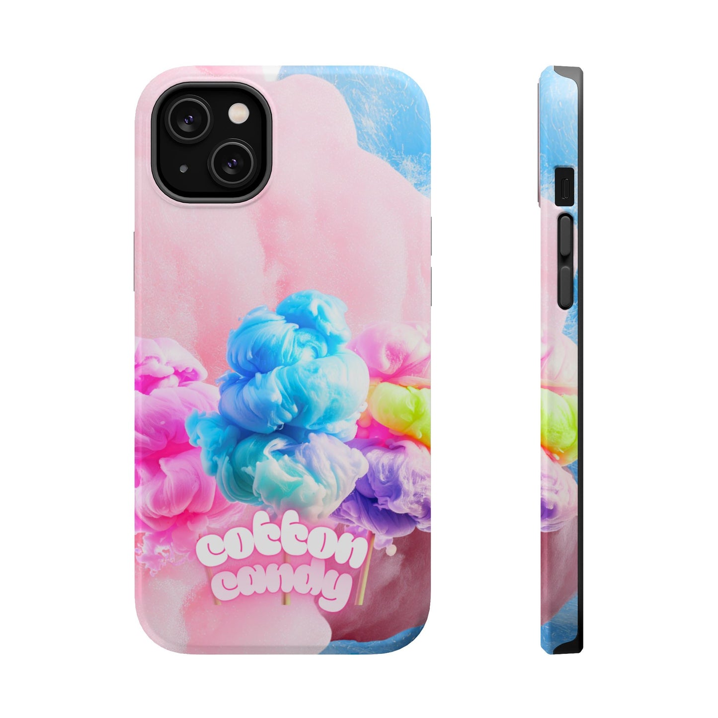 Wireless-Charging Compatible Case – Cotton Candy Dream