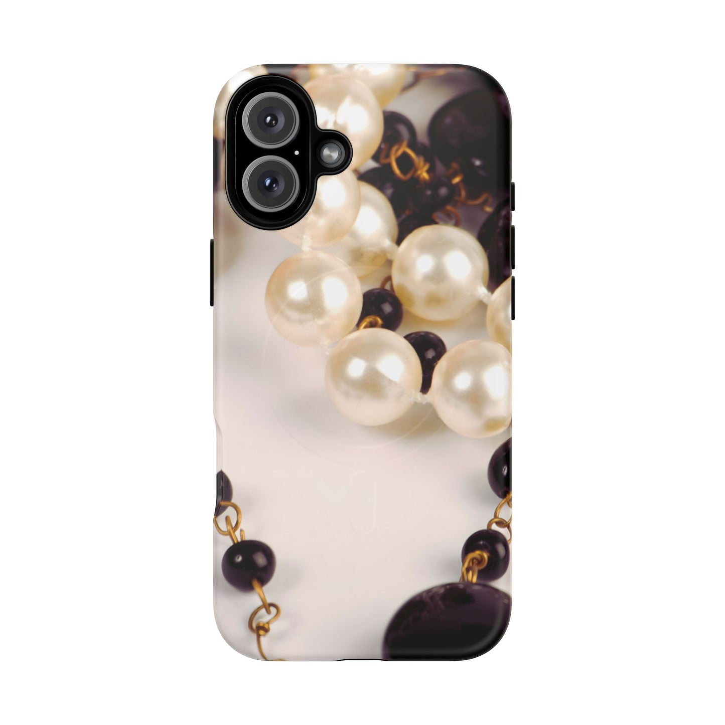 Protective Magnetic Phone Case – Noir Pearl
