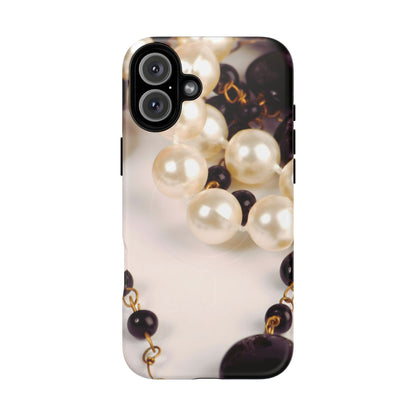 Protective Magnetic Phone Case – Noir Pearl