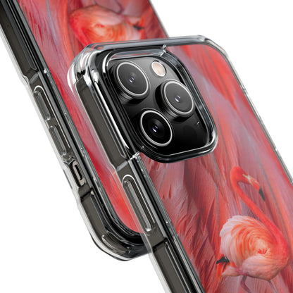 Clear Magnetic Phone Case – Scarlet Plume