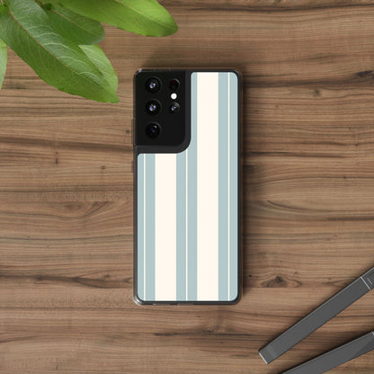 Clear Phone Case – Coastal Stripe