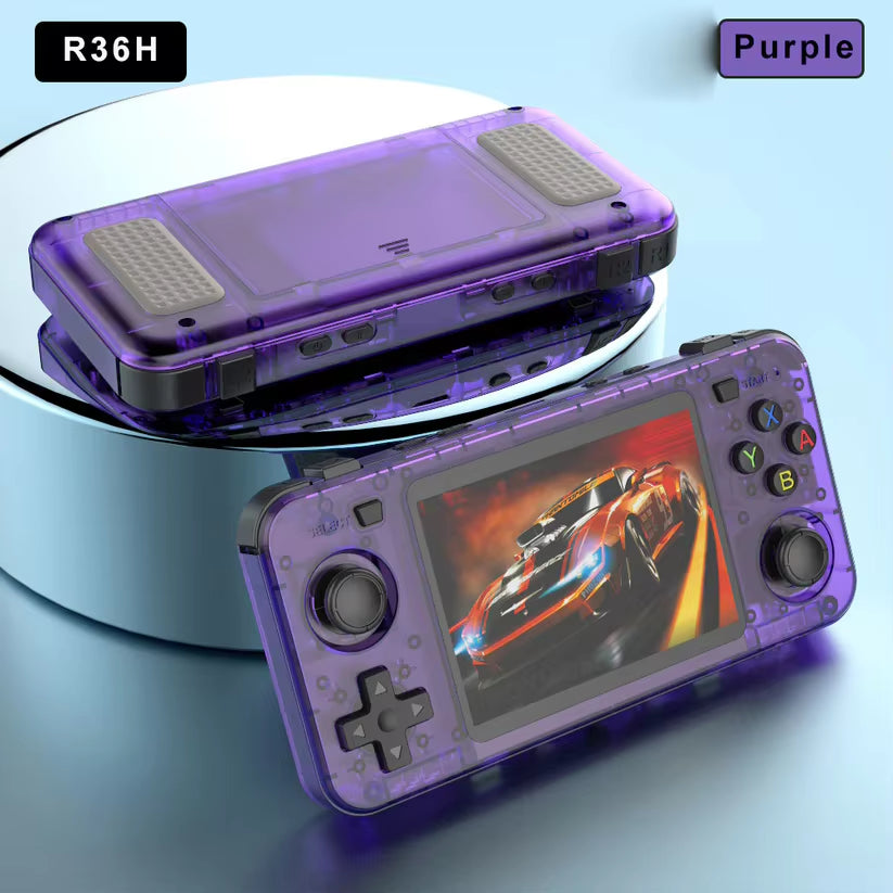 R36H Handheld Game Console 3.5-Inch IPS Screen Linux RK3326 Retro 64/128GB Open-Source Linux System Classic Game Consoles