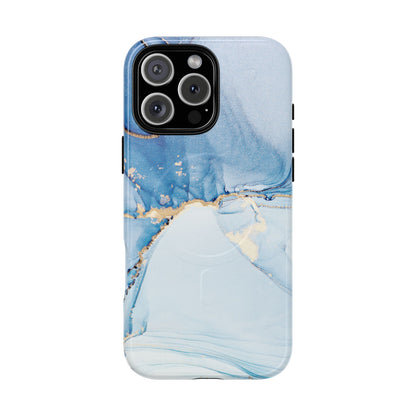 Protective Magnetic Phone Case – Blue Agate
