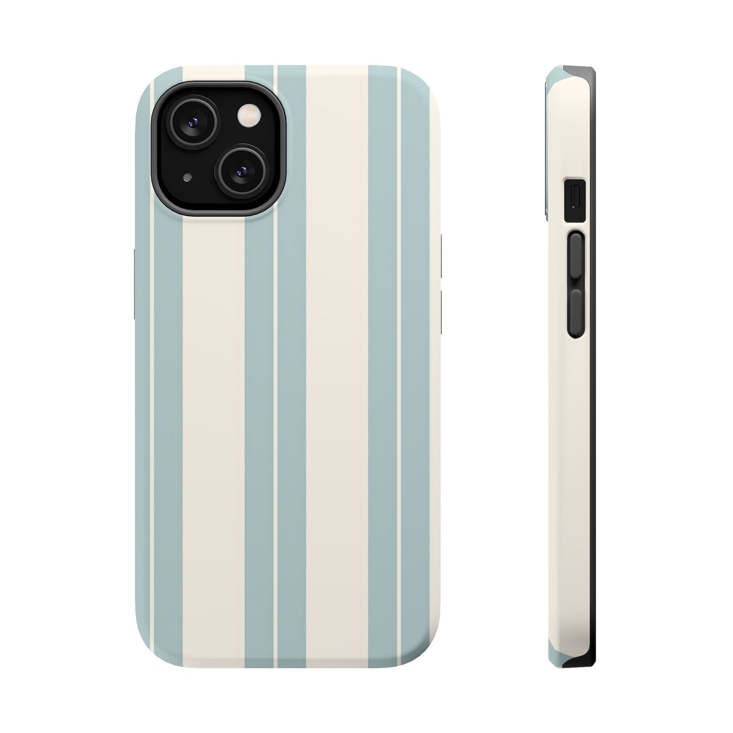 Wireless-Charging Compatible Case – Coastal Stripe