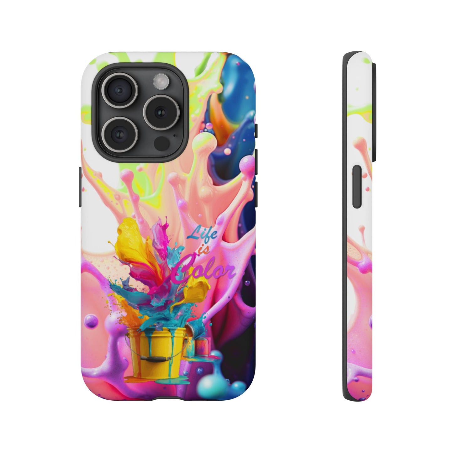 Color Splash Phone Case — “Life in Color” Protective Tough Case